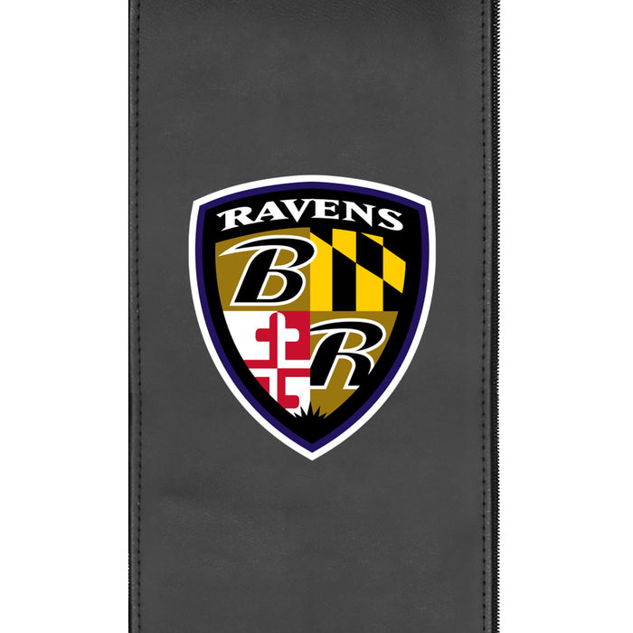 Relax Home Theater Recliner with Baltimore Ravens Alternate Logo