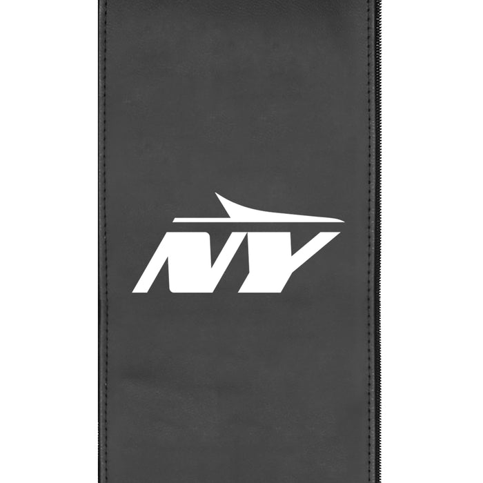 Silver Club Chair with  New York Jets Legacy Alternate Logo