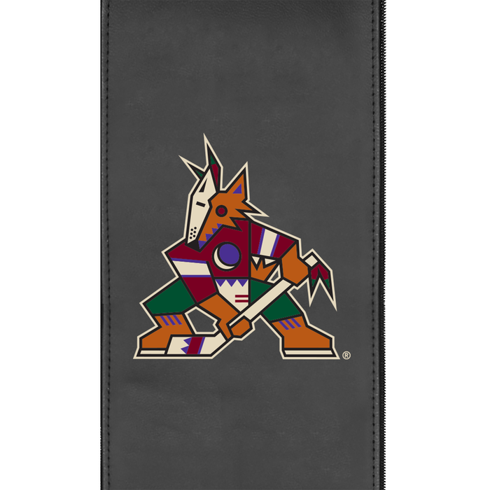 Silver Club Chair with Arizona Coyotes Primary Logo