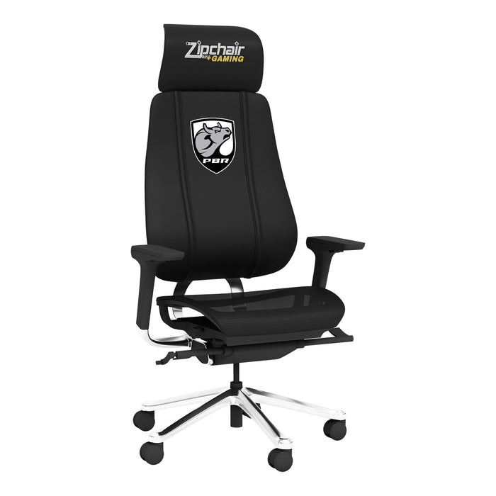 PhantomX Mesh Gaming Chair with  Professional Bull Riders Bull Head Shield Logo