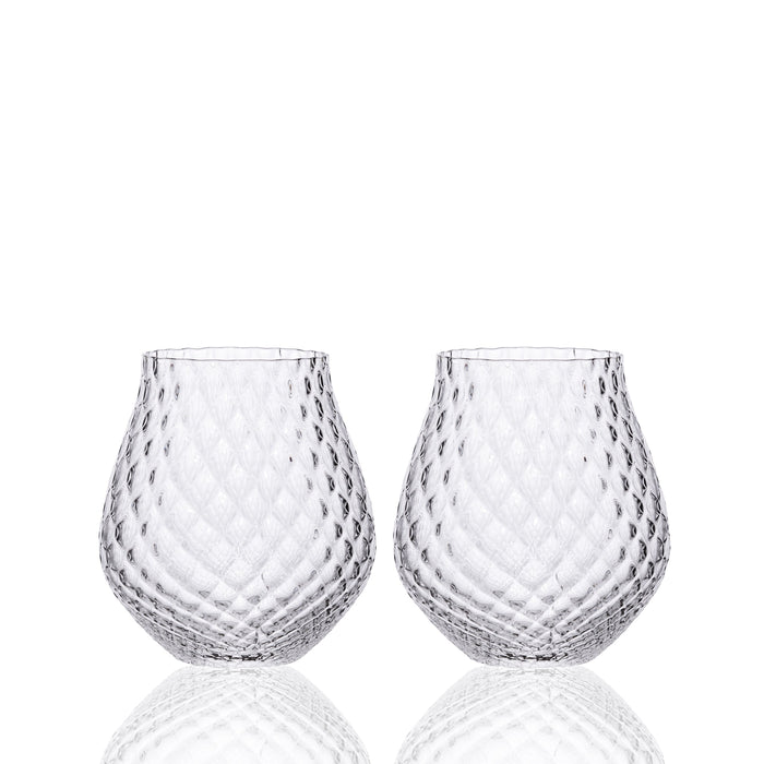 Phoebe Stemless Wine Glasses, Set of 2