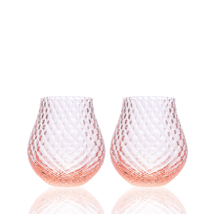 Phoebe Stemless Wine Glasses, Set of 2