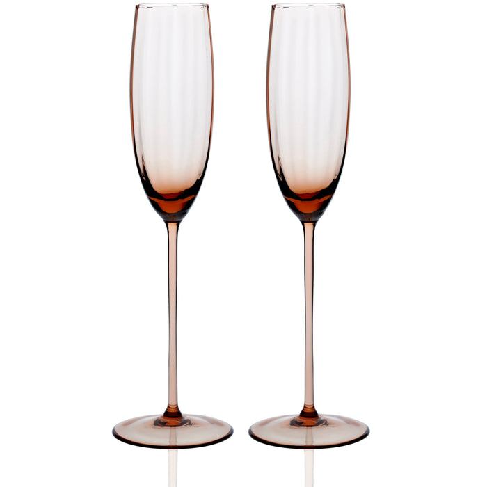 Quinn Champagne Flutes, Set of 2