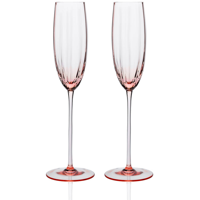 Quinn Champagne Flutes, Set of 2