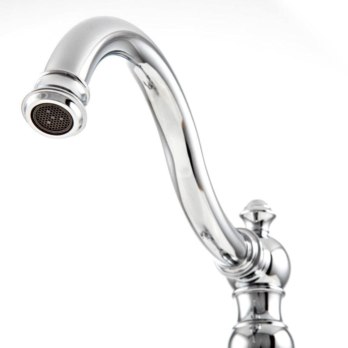 ZLINE Rembrandt Single Handle Kitchen Faucet and Side Sprayer in Chrome (REM-KF-CH)