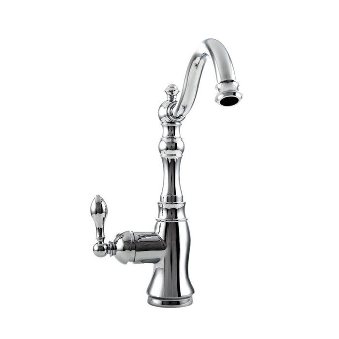 ZLINE Rembrandt Single Handle Kitchen Faucet and Side Sprayer in Chrome (REM-KF-CH)