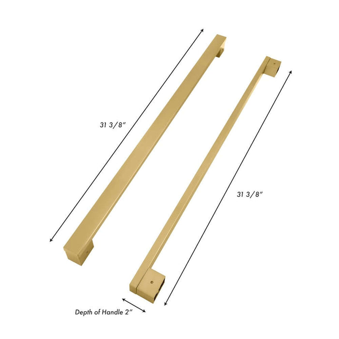 ZLINE Autograph Edition Modern Handles for Freestanding Refrigerators with Color Options (RFMHZ-F-36)