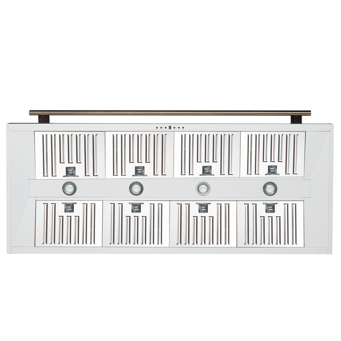 Forno Aria 60 Inch Wall-Mounted Range Hood in White