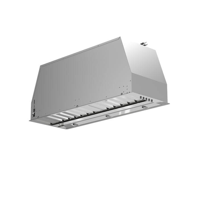 Forno Frassanito 30-Inch Insert Range Hood, 450 CFM, Stainless Steel Baffle Filters, LED Lighting