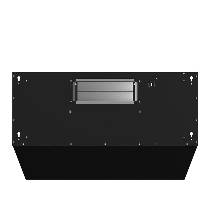 Forno Cappa 30-Inch Under Cabinet Range Hood, Black, 200 CFM, Convertible, LED Lighting