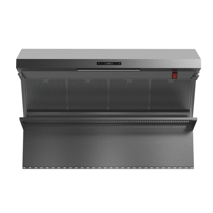 Forno Savona 48-Inch Wall Mount Range Hood, Hybrid Filters, Backsplash Included