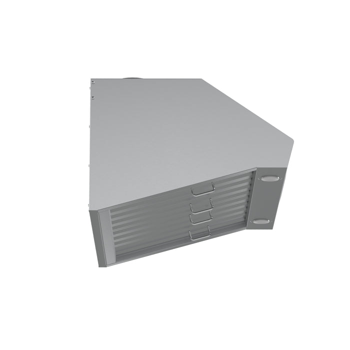 Forno Palazzo 30-Inch Wall Mounted Range Hood, Stainless Steel, Heavy Duty Baffle Filters, Remote Control