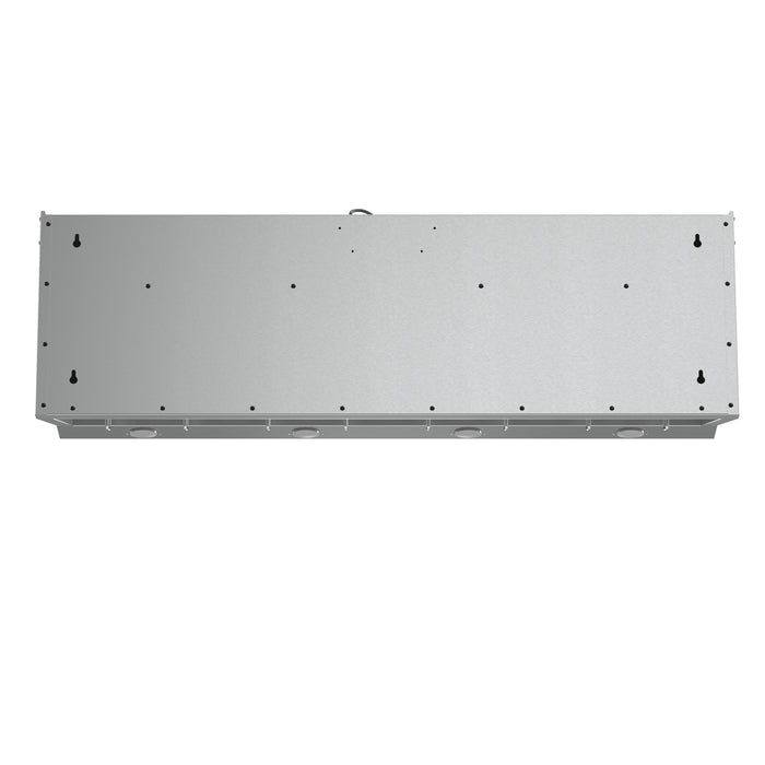 Forno Palazzo 48-Inch Wall Mounted Range Hood, Stainless Steel, Heavy Duty Baffle Filters, Remote Control