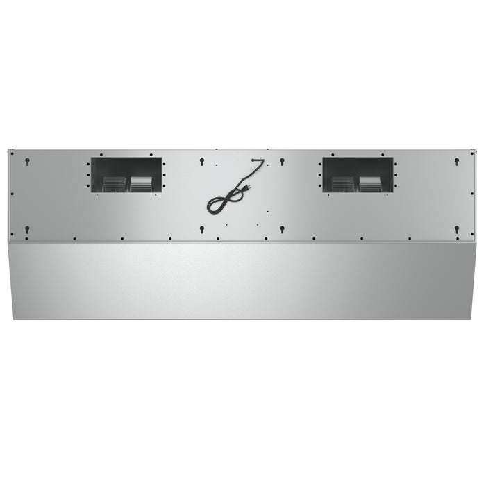 Forno Palazzo 60-Inch Wall Mounted Range Hood, Stainless Steel, Heavy Duty Baffle Filters, Remote Control