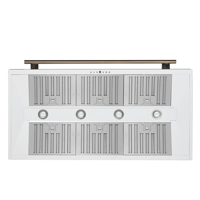 Forno Aria 48 Inch Wall-Mounted Range Hood in White