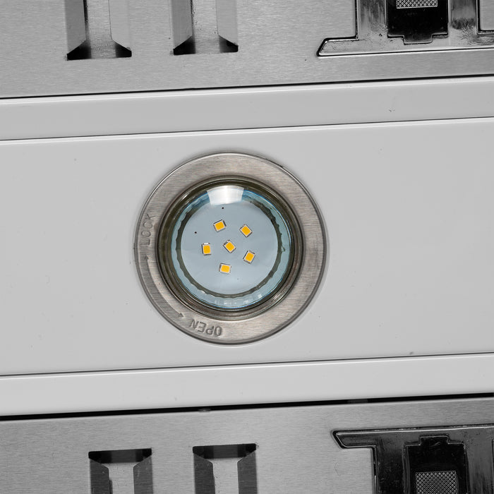 Forno Aria 48 Inch Wall-Mounted Range Hood in White