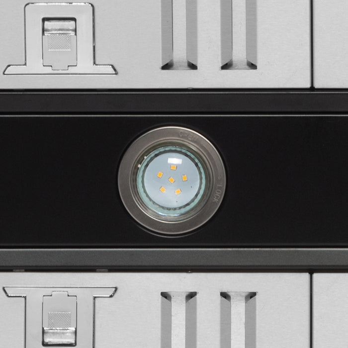 Forno Aria 60 Inch Wall-Mounted Range Hood in Black