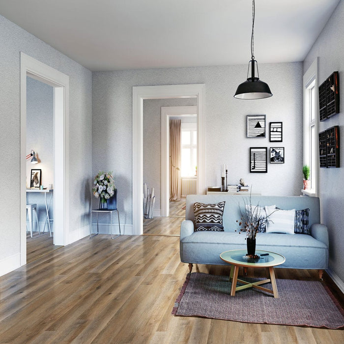 Reclamied Oak 0.75" Thick x 0.625" Wide x 94" Length Luxury Vinyl Quarter Round Molding-MSI Everlife