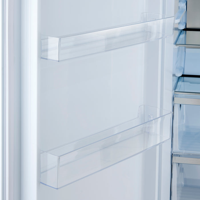 Forno Maderno 28" Built-In Convertible Refrigerator in White, 13.6 cu.ft. Left Swing with Decorative Grill - 32" Wide