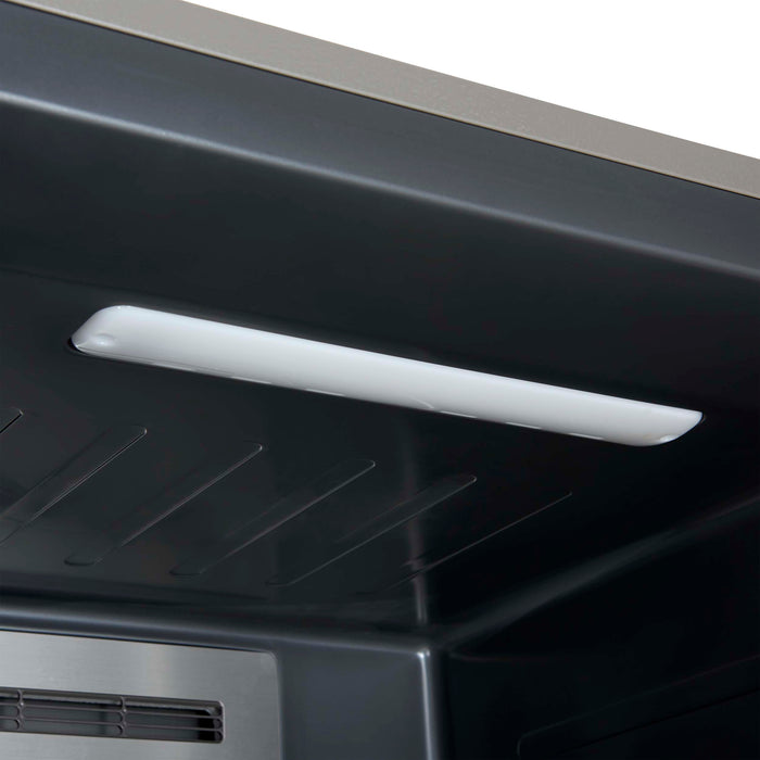 Forno Fortezza 32 Inch Right-Swing Convertible Refrigerator/Freezer with Trim Kit, Stainless Steel, Total No Frost