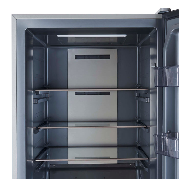 Forno Fortezza 28 Inch Right-Swing Convertible Refrigerator/Freezer, Stainless Steel, Total No Frost