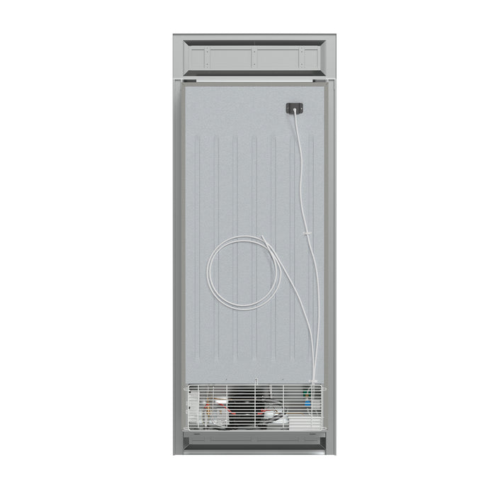 Forno Fortezza 32 Inch Left-Swing Freezer with Trim Kit, Stainless Steel, with Automatic Ice Maker