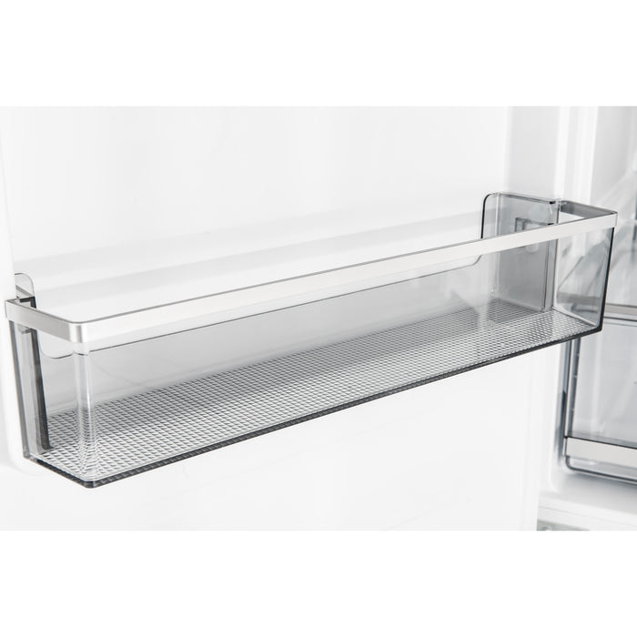 Custodia 48" Bottom Freezer combo, 20.6 cf., Ice Maker, Total No frost, White, Antique Brass handles