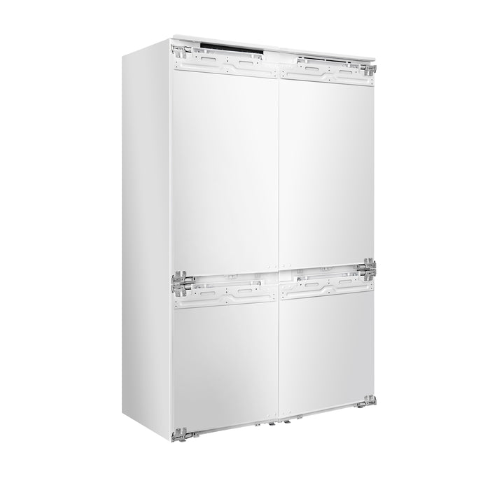 Rivestito 42 Inch Panel Ready Double Bottom Freezer, 16.9 cu. ft., Ice Maker, Total No Frost, Fast Cool & Fast Freeze