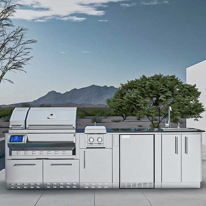 Sunstone 52 In. Base Cabinet for UpTo 44 In. Width Cut-Out Pellet Grill SAC52HGDC