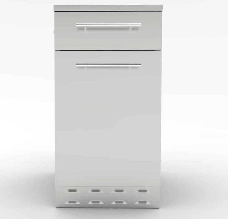 Sunstone 18″Propane/Trash Drawer Combo Cabinet – SBC18SLPCD