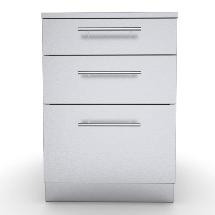 Sunstone 24″ Large Triple Drawer Base Cabinet – SBC24STD