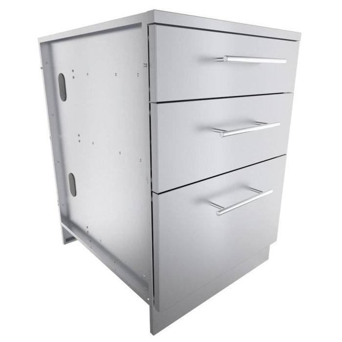 Sunstone 24″ Large Triple Drawer Base Cabinet – SBC24STD