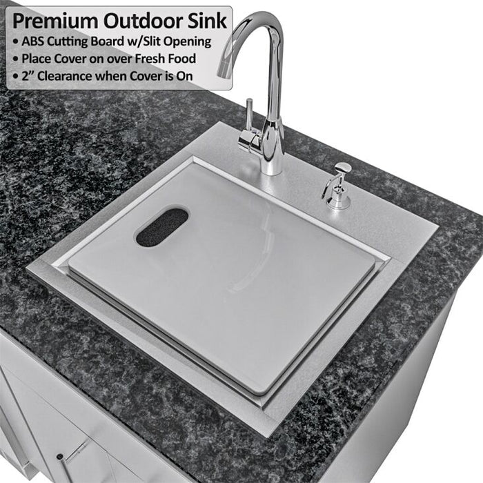 Sunstone THE HOUSTON 9 Foot 8 Inch Outdoor Griller’s Paradise Island Package – SCPHOUSTON9.8