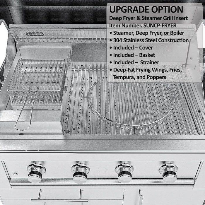 Sunstone THE HOUSTON 9 Foot 8 Inch Outdoor Griller’s Paradise Island Package – SCPHOUSTON9.8