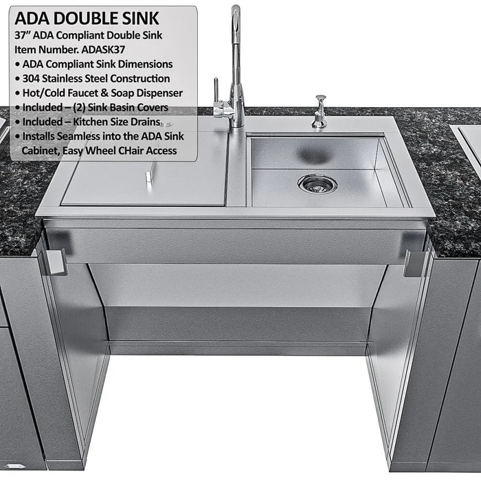 Sunstone THE SUMMIT 10FT ADA-Compliant Cabinet Island Package – SCPSUMMIT10