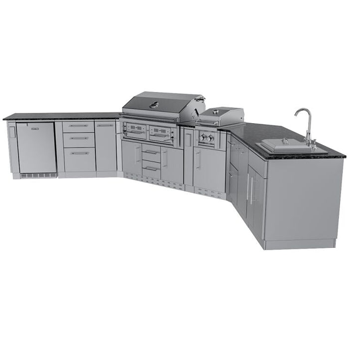 Sunstone THE BIG-TEXAN 21FT Outdoor Cabinet large Island Package – SCPBIGTEX21