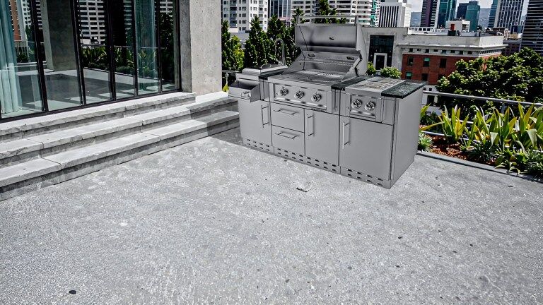Sunstone THE CAPRICE 6 FT 4 IN Grill & Bar Sink Outdoor Island Package – SCPCAPRICE6.4