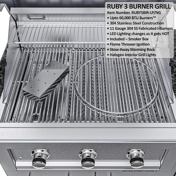 Sunstone THE CAPRICE 6 FT 4 IN Grill & Bar Sink Outdoor Island Package – SCPCAPRICE6.4