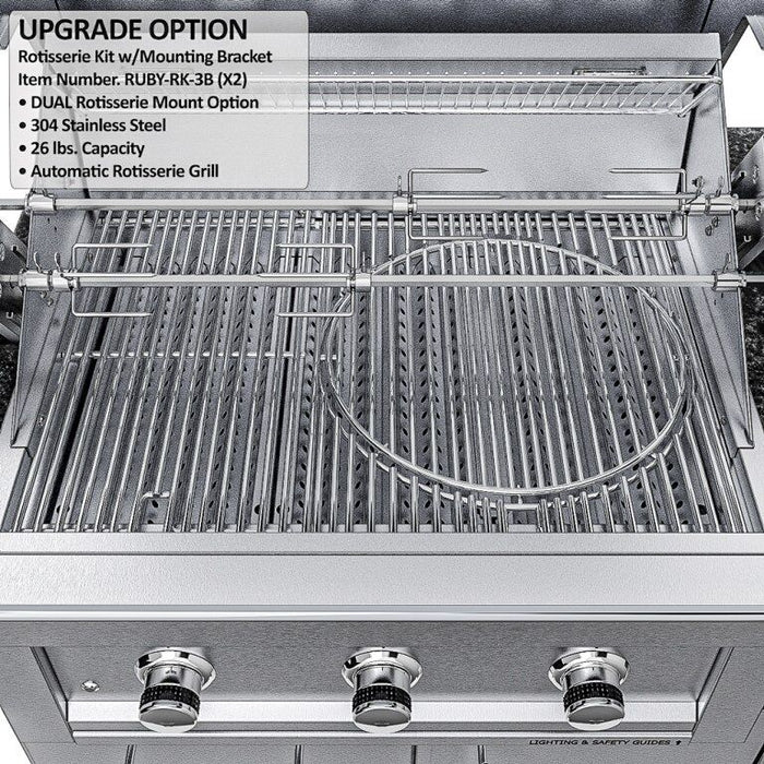 Sunstone THE CAPRICE 6 FT 4 IN Grill & Bar Sink Outdoor Island Package – SCPCAPRICE6.4