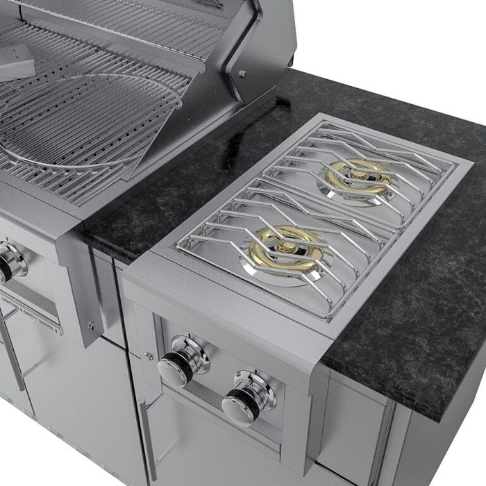 Sunstone THE CAPRICE 6 FT 4 IN Grill & Bar Sink Outdoor Island Package – SCPCAPRICE6.4
