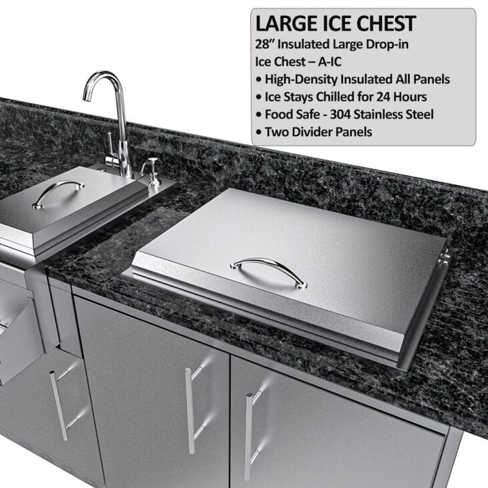 Sunstone THE GALLEY 10 Foot 8 Inch Clean and Prep Cabinet Island Package – SCPGALLEY10.8