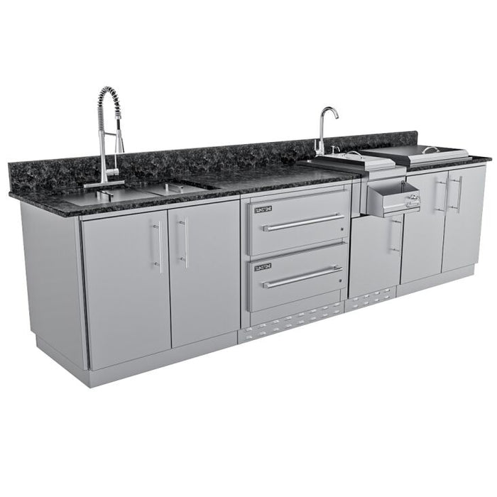 Sunstone THE GALLEY 10 Foot 8 Inch Clean and Prep Cabinet Island Package – SCPGALLEY10.8