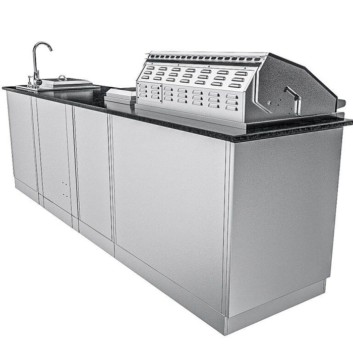 Sunstone THE HOUSTON 9 Foot 8 Inch Outdoor Griller’s Paradise Island Package – SCPHOUSTON9.8