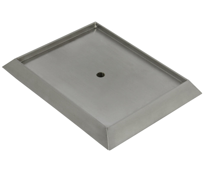 12" x 9" Bevel Edge Drip Tray with Drain