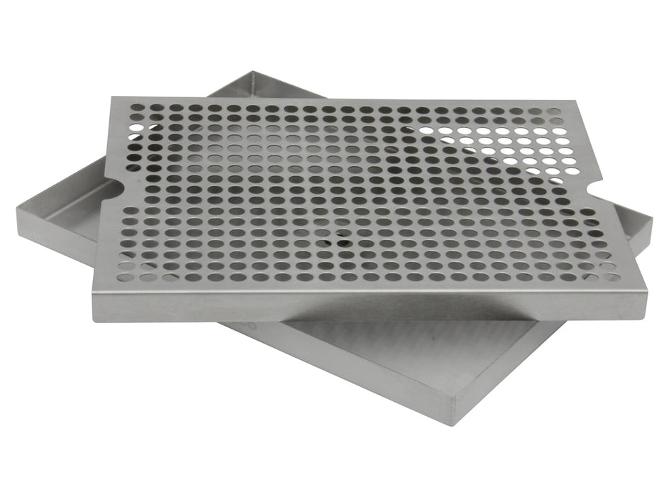 12" x 9" Surface Mount Drip Tray with Drain