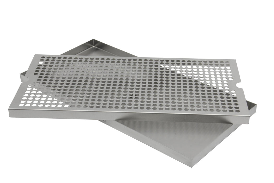 18" x 9" Surface Mount Drip Tray with Drain