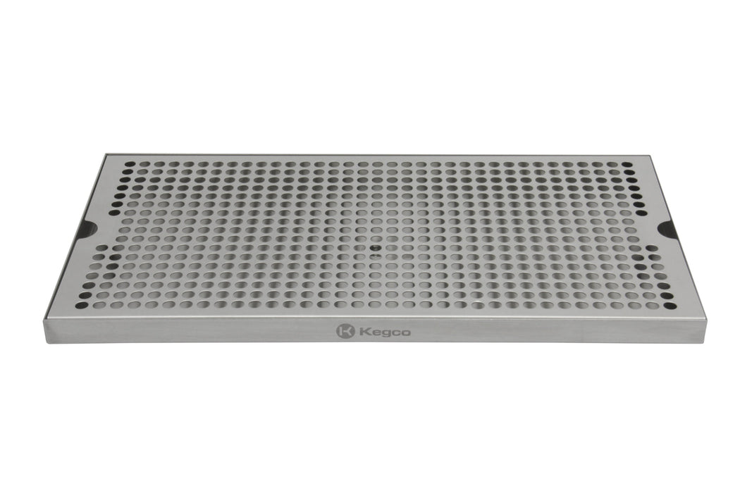 18" x 9" Surface Mount Drip Tray with Drain