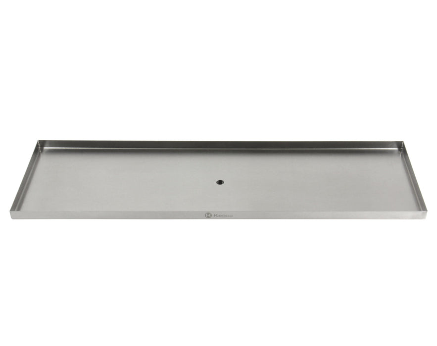 24" x 9" Surface Mount Drip Tray with Drain