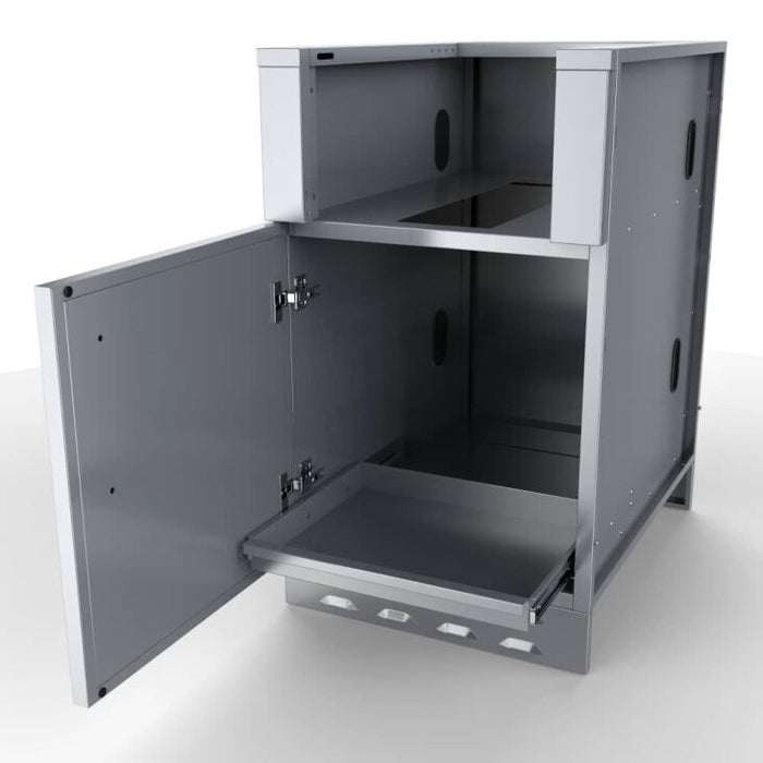 Sunstone 20″ Appliance Cabinet for UpTo 14-1/2 In. Cut-Out Width Appliance or BarStation w/Left Swing Door – SAC20CSDL