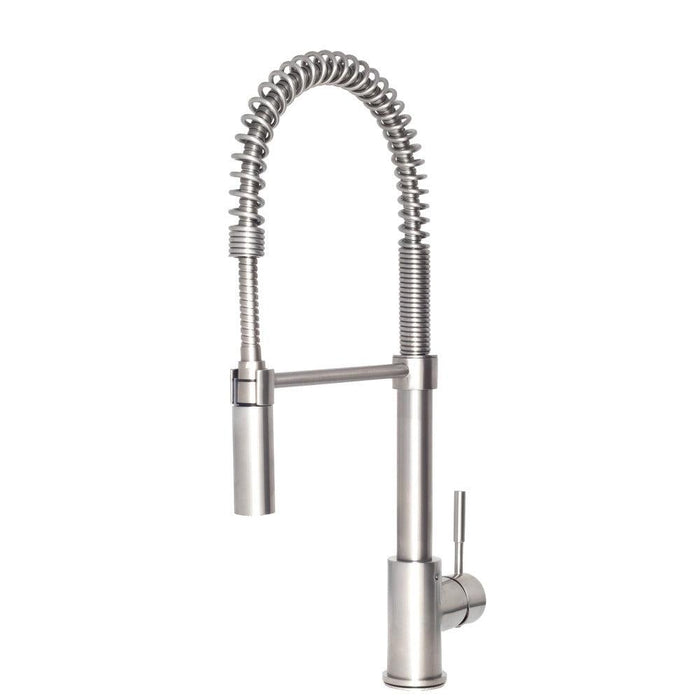 ZLINE Sierra Pull Down Spring Single Handle Kitchen Faucet in Brushed Nickel (SRA-KF-BN)